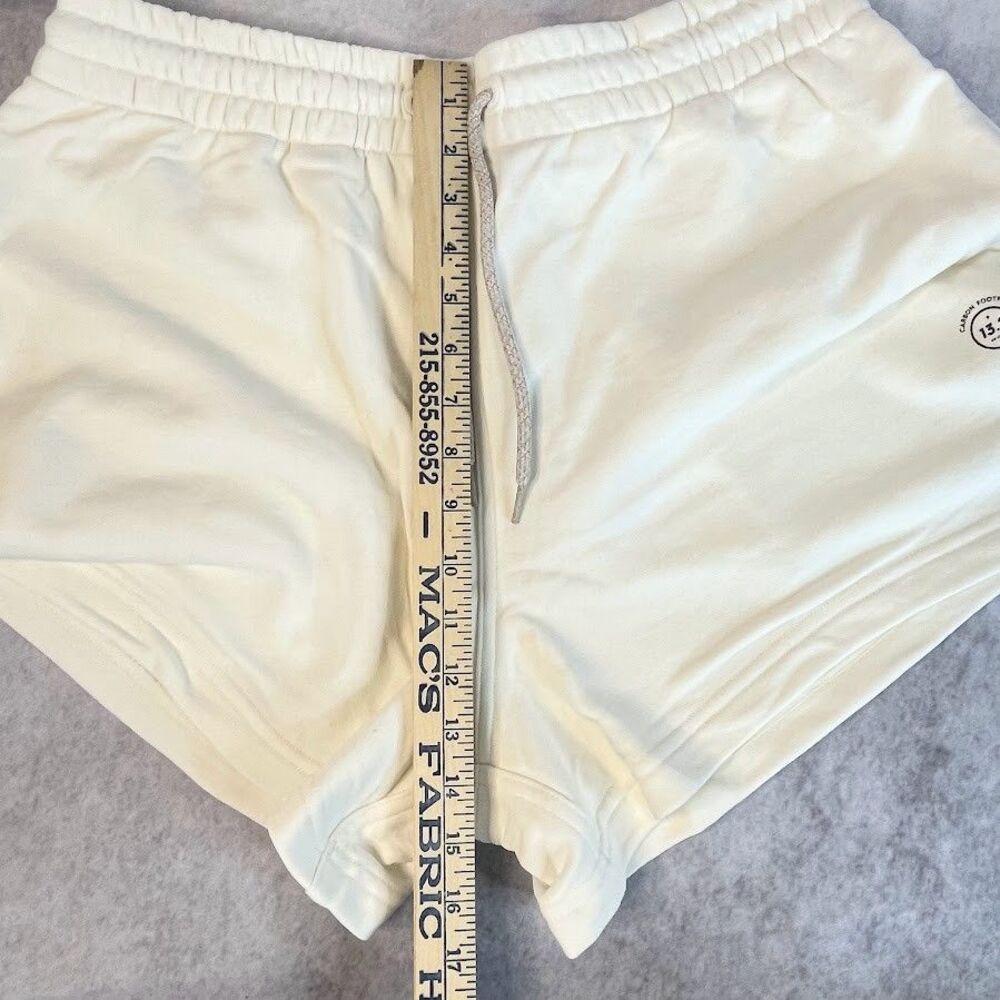 allbirds Sweat Shorts Womens 2XL White Cotton Hemp Knit Lounge Athleisure NEW! - Picture 10 of 12